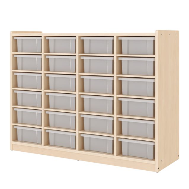 Regalschrank Owlaf mit 24 Fächern, 24 Boxen